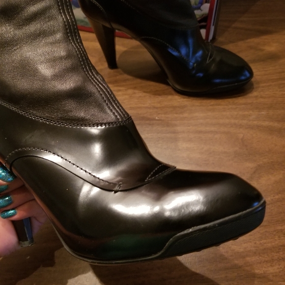 New TOD'S patent sock booties sz 8 - Picture 6 of 16